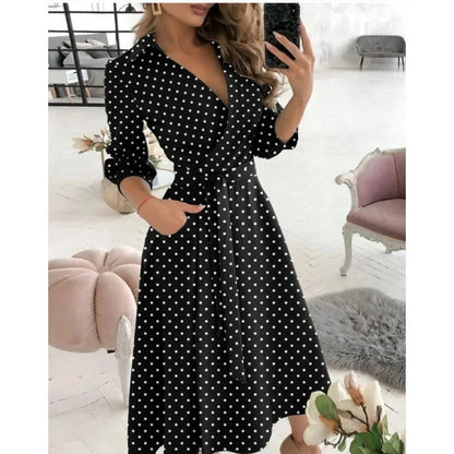 Elegant Women's Wrap Around Dress