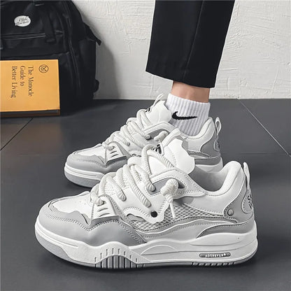 Trendy High Top Platform Sneakers - BritishElegance