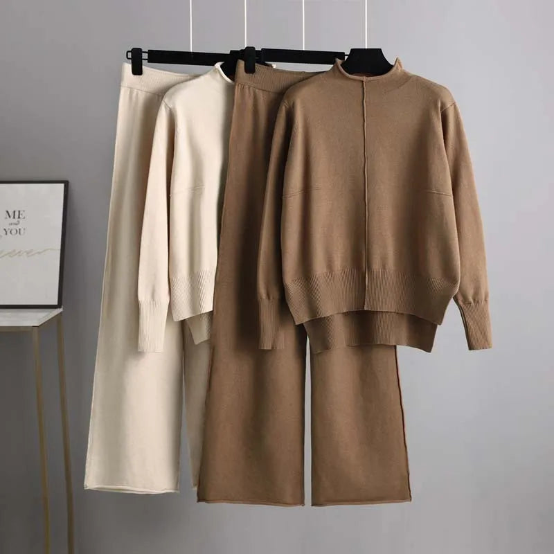 Cozy Fall Sweater Set - VogeLuxe