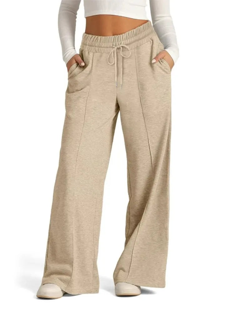 Comfortable Baggy Fit Jogger Pants - VogeLuxe
