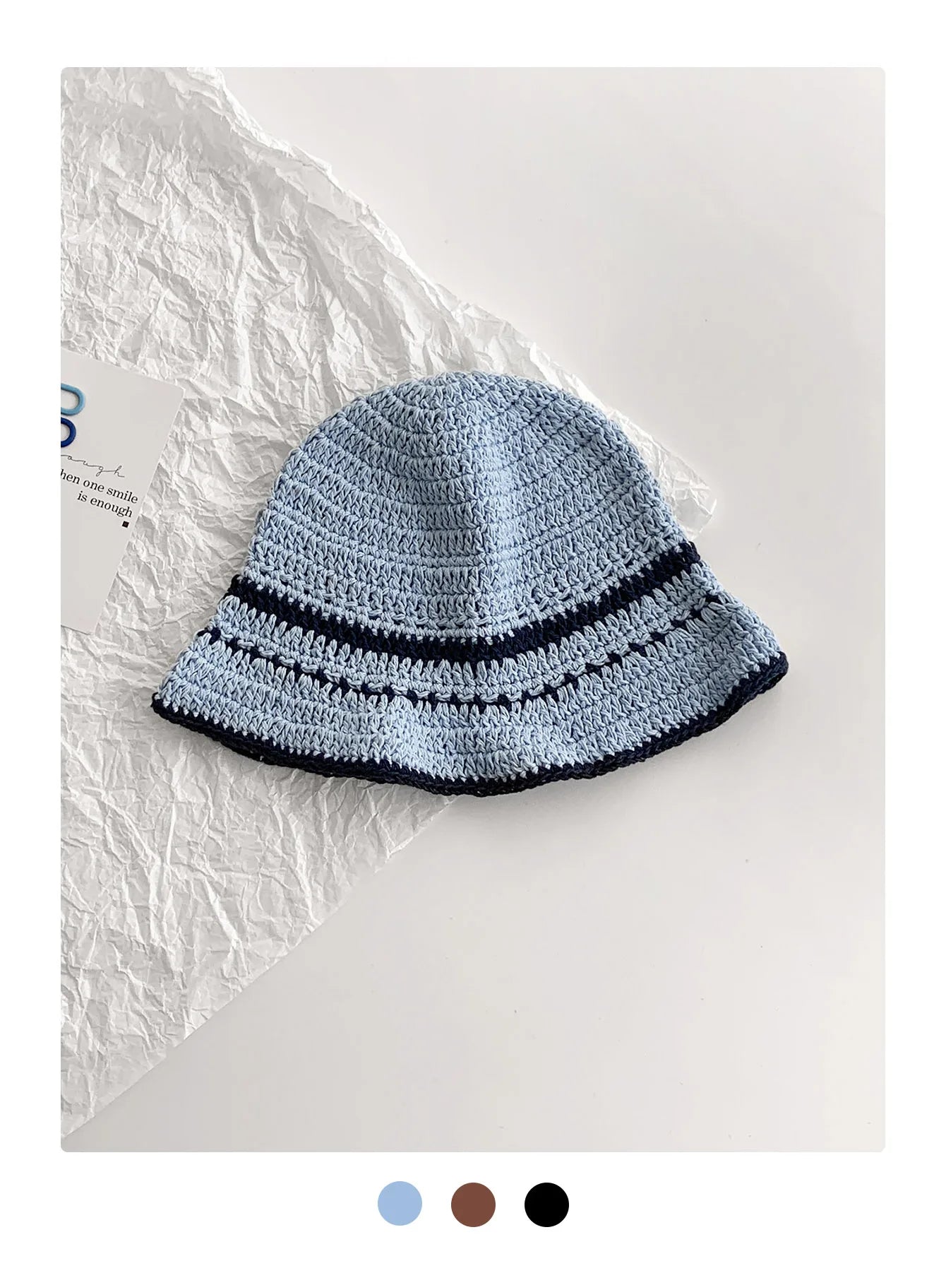 Colorful Striped Winter Fisherman Hat