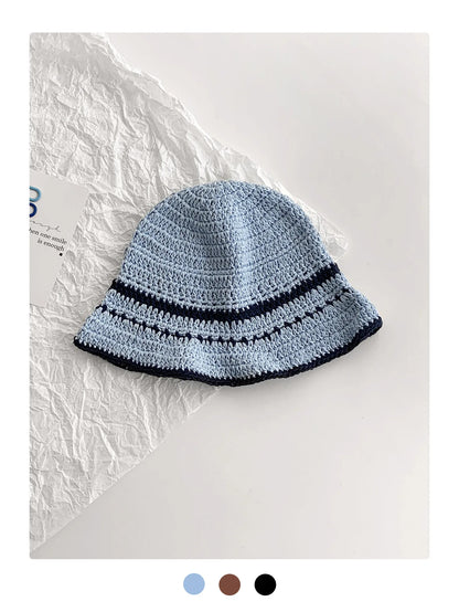 Colorful Striped Winter Fisherman Hat