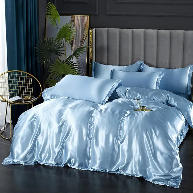 Soft Satin Bed Sheets Set