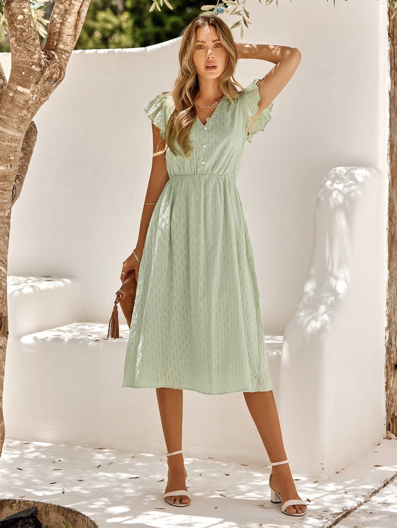 Comfy Women's Lightweight Midi Summer Dress