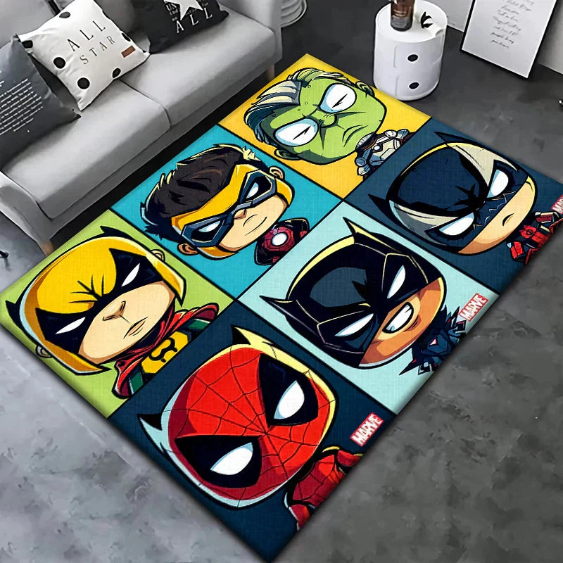 Colorful Kids Rug Soft Plush Playroom Mat