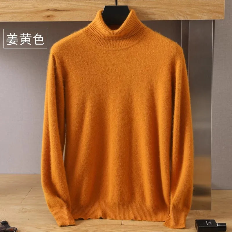 Luxury Soft Men's Cashmere Crew Neck Sweater