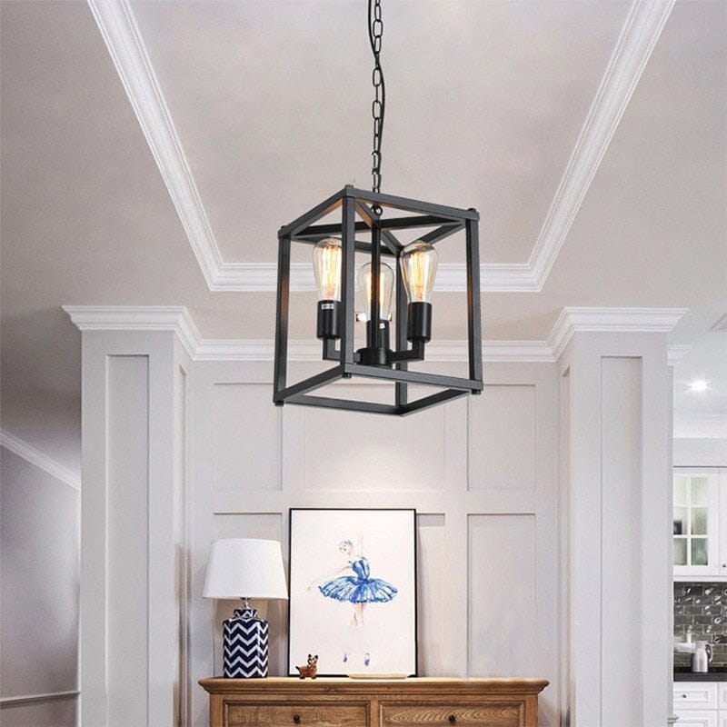 Rustic Farmhouse Dining Room Light Fixture