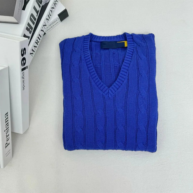 Relaxed Fit Crew Neck Casual Sweater