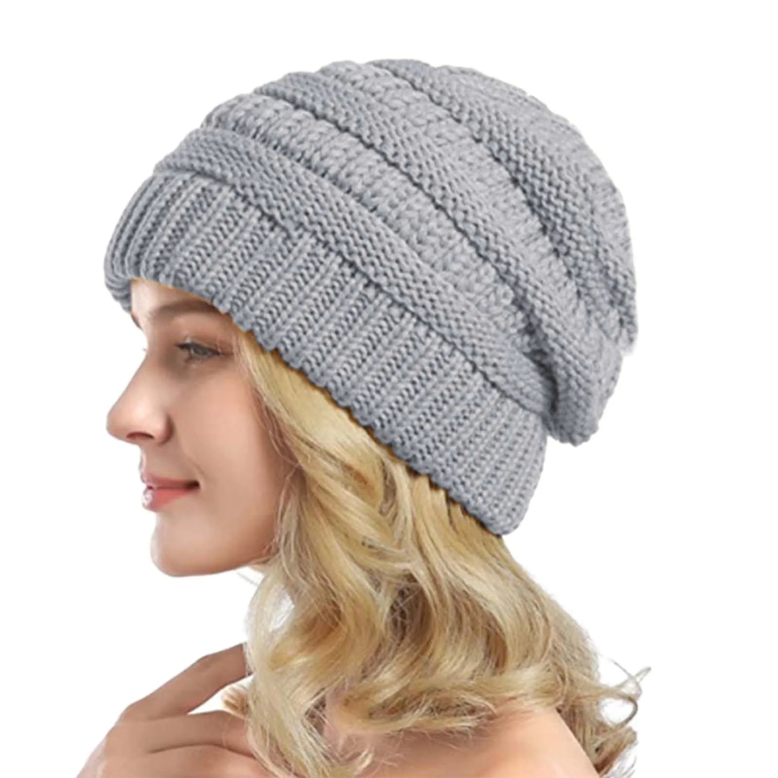 Thick Warm Cable Knit Hat - BritishElegance