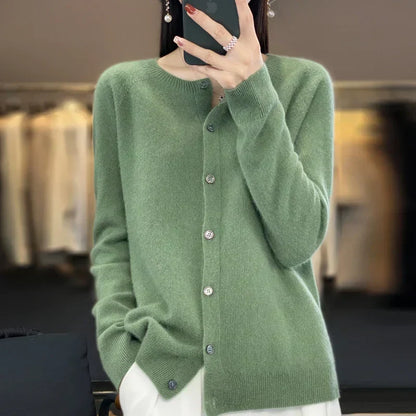 Soft Merino Wool Open Front Cardigan For All Seasons