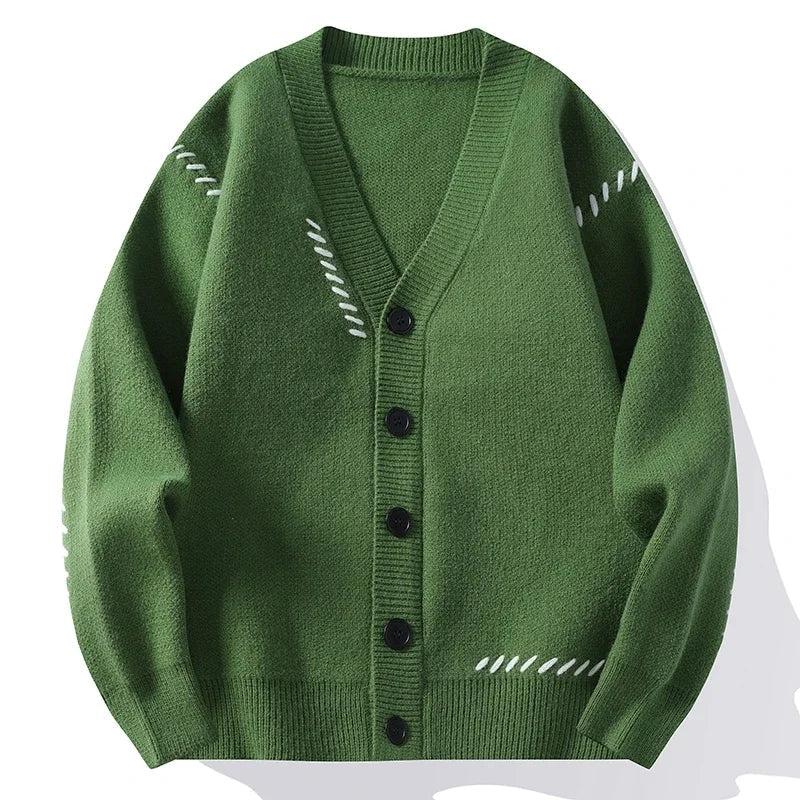 Trendy Open Front Knit Cardigan Sweater - VogeLuxe