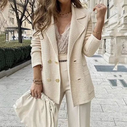 Elegant Ladies Classic Long Blazer