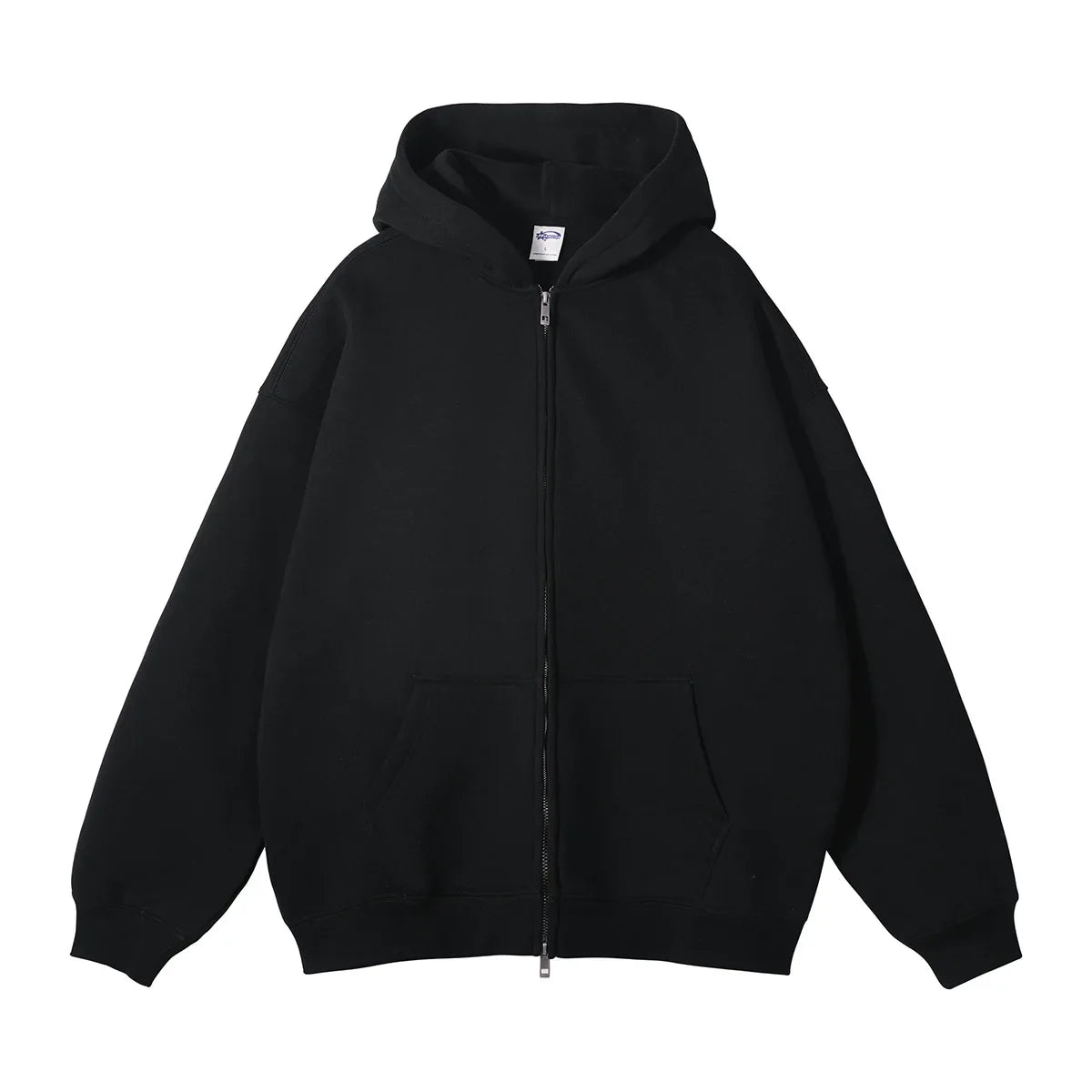 Warm Thick Fleece Zip Up Hoodie Jacket
