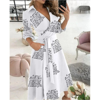 Elegant Women's Wrap Around Dress