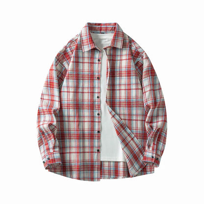 Comfortable Plaid Flannel Shirt - Cozy Cotton Long Sleeve