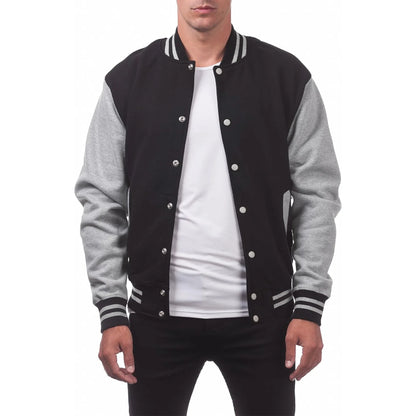 Casual Fit Baseball Bomber Jacket for Men