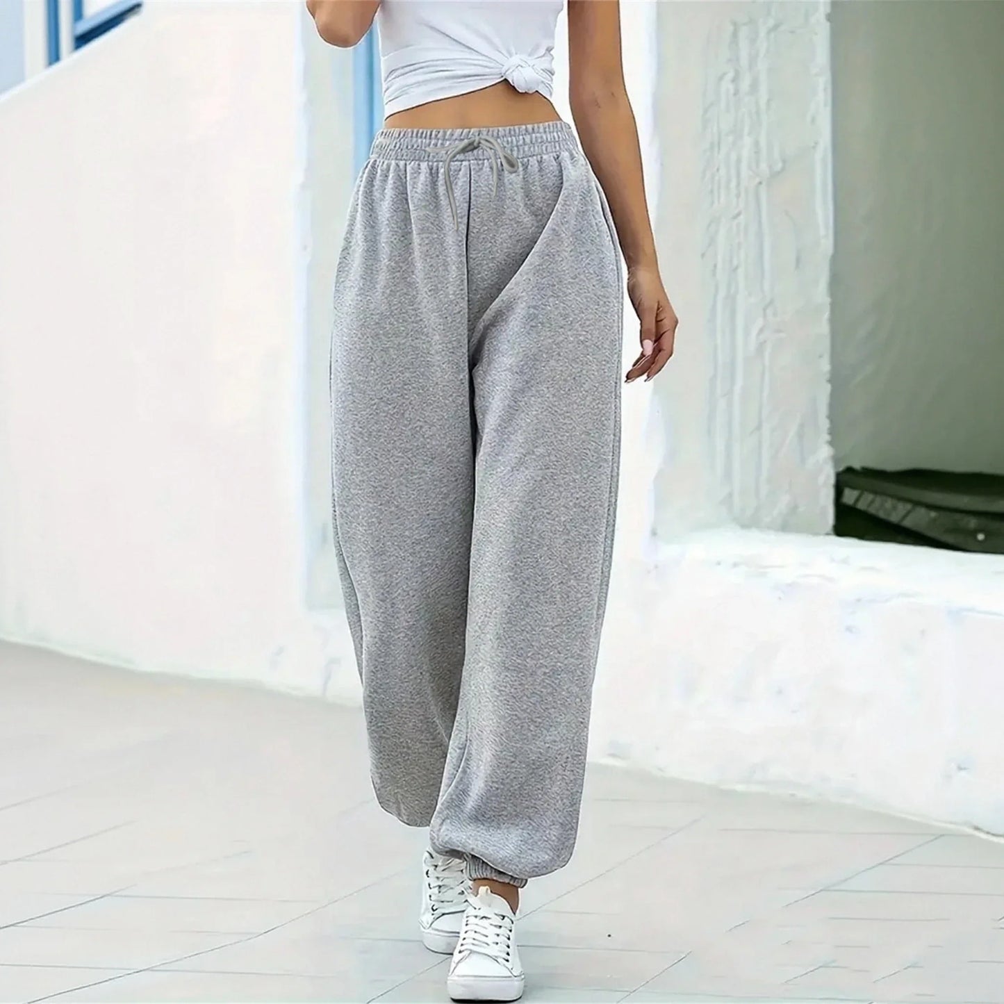 Classic Loose Fit High Waist Pants - VogeLuxe
