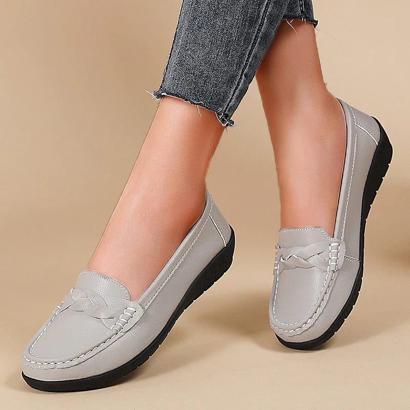 Authentic Leather Slip On Loafers for Men Large Sizes