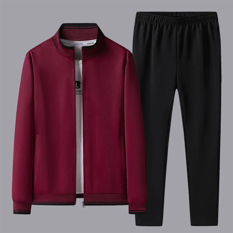 Men's Zip Up Athletic Windbreaker Jacket