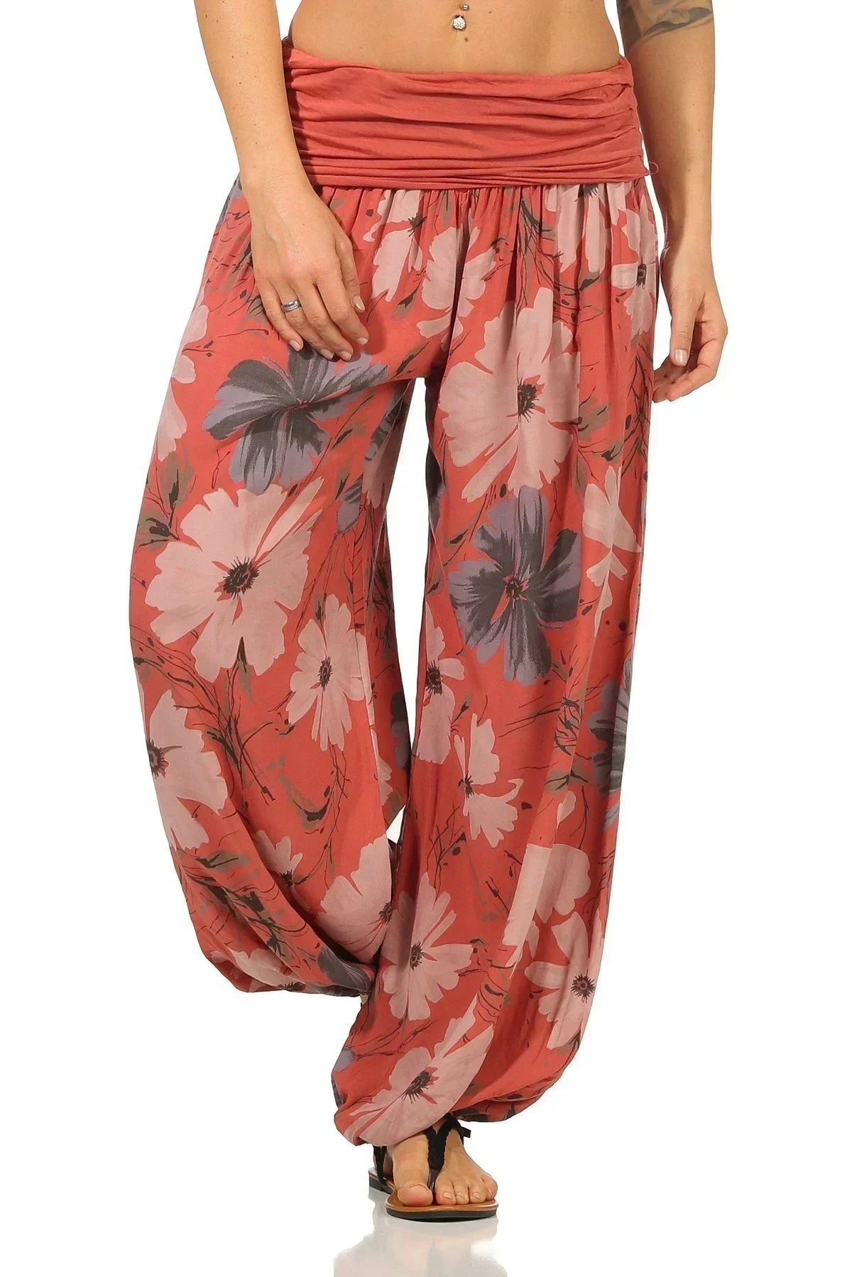 Curvy Fashion Wide Leg Jeans Pants
