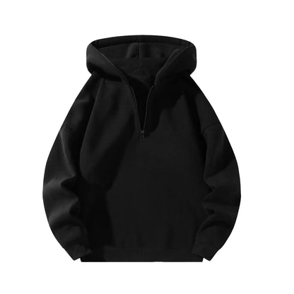 Large Zip Up Mens Hooded Sweatshirt