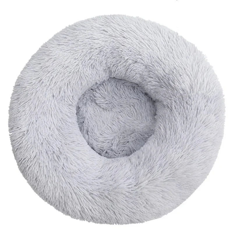 Soft Comfortable Round Pet Bed for Cats and Dogs
