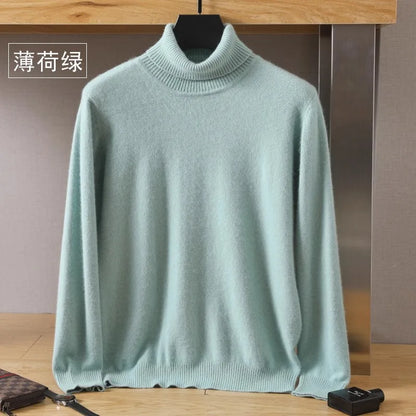 Luxury Soft Men's Cashmere Crew Neck Sweater