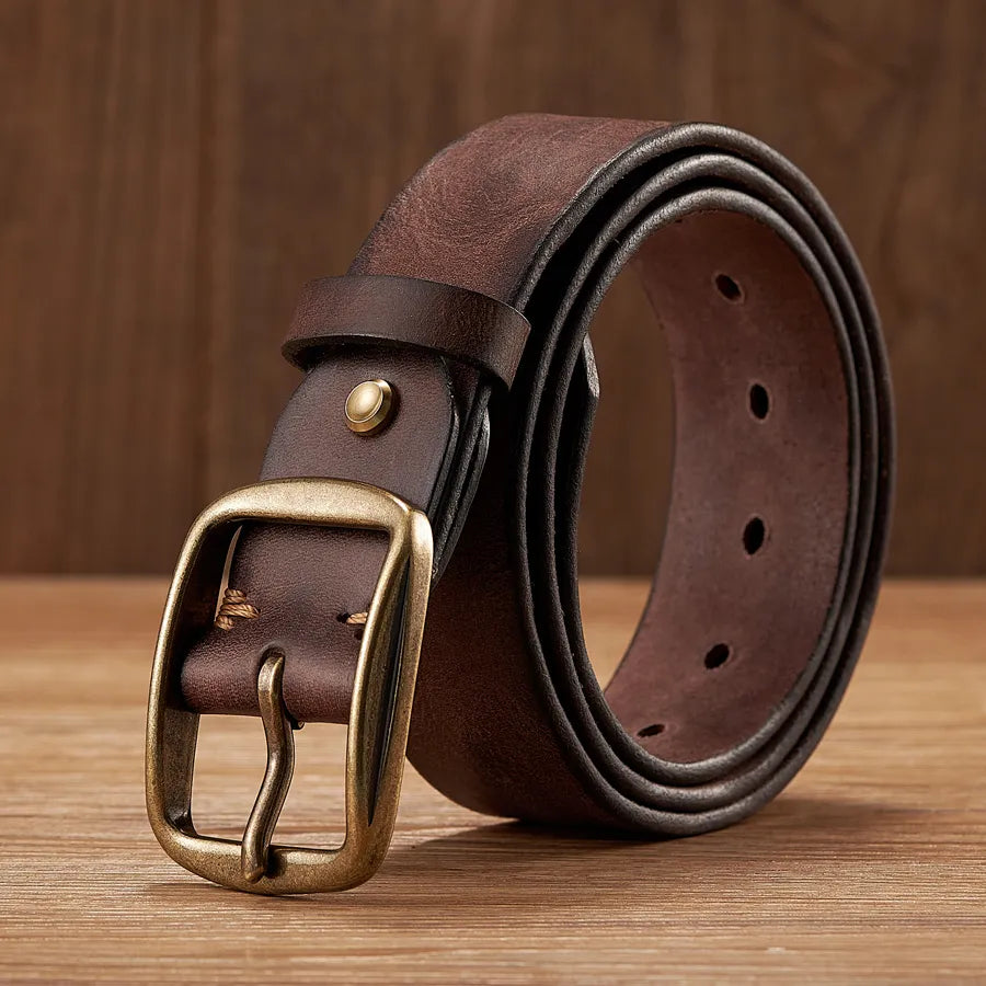 Authentic Leather Petprovac Belt - VogeLuxe