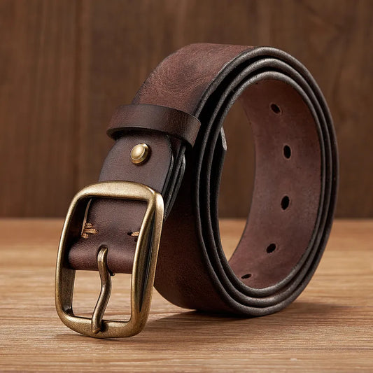 Authentic Leather Petprovac Belt - VogeLuxe
