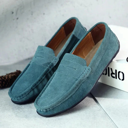 Easton | Classic Leather Slip On Loafers for Men