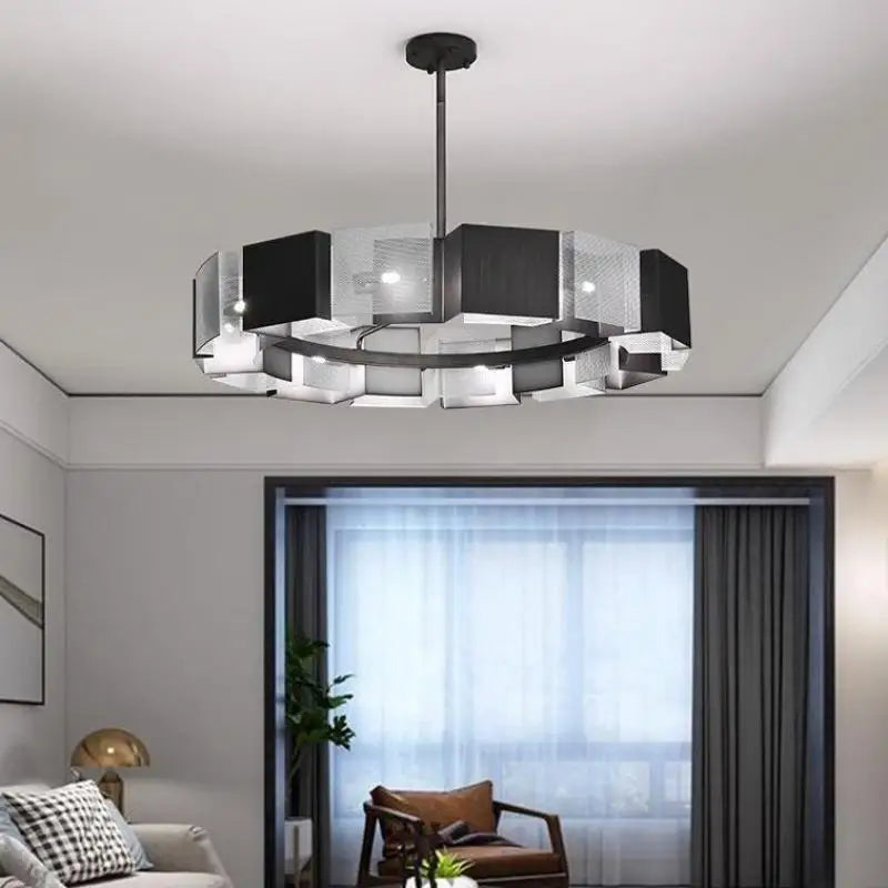 Vintage Crystal Ceiling Light