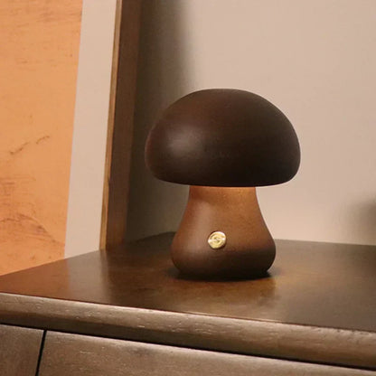 Natural Wood LED Desk Lamp