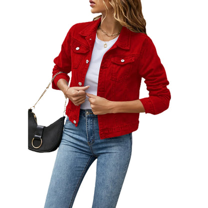 Fitted Short Denim Jacket