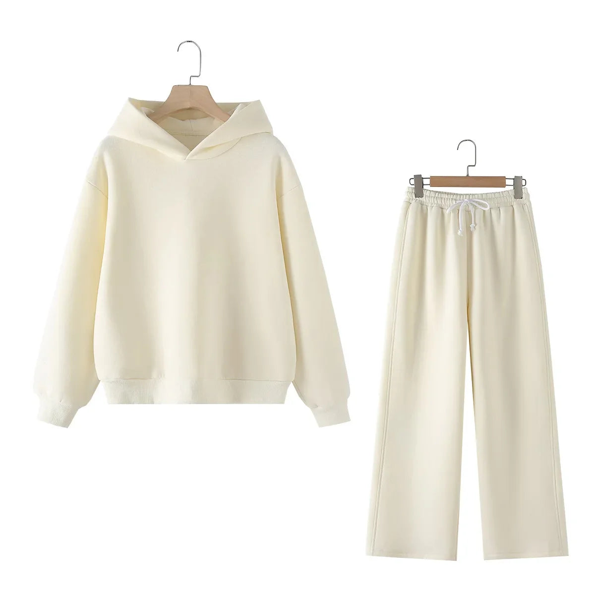 Comfy Women's Hoodie and Straight Leg Pants Set