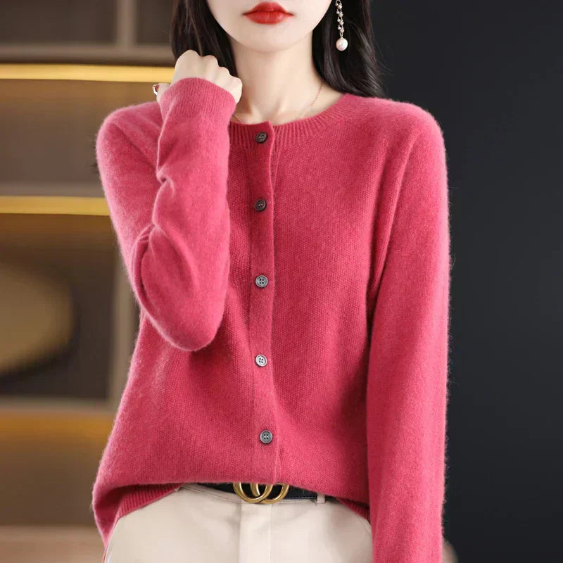 Soft Merino Wool Open Front Cardigan For All Seasons