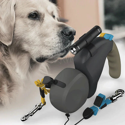 Dual Dog Retractable Leash 360° Walking Lead - VogeLuxe
