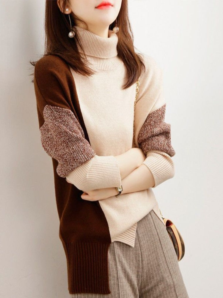 Warm Winter Cable Knit Sweater for Women - VogeLuxe
