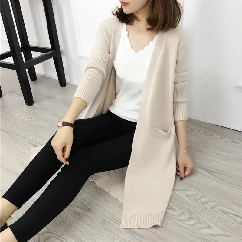 Warm Women's Parka Coat with Zip and Pockets