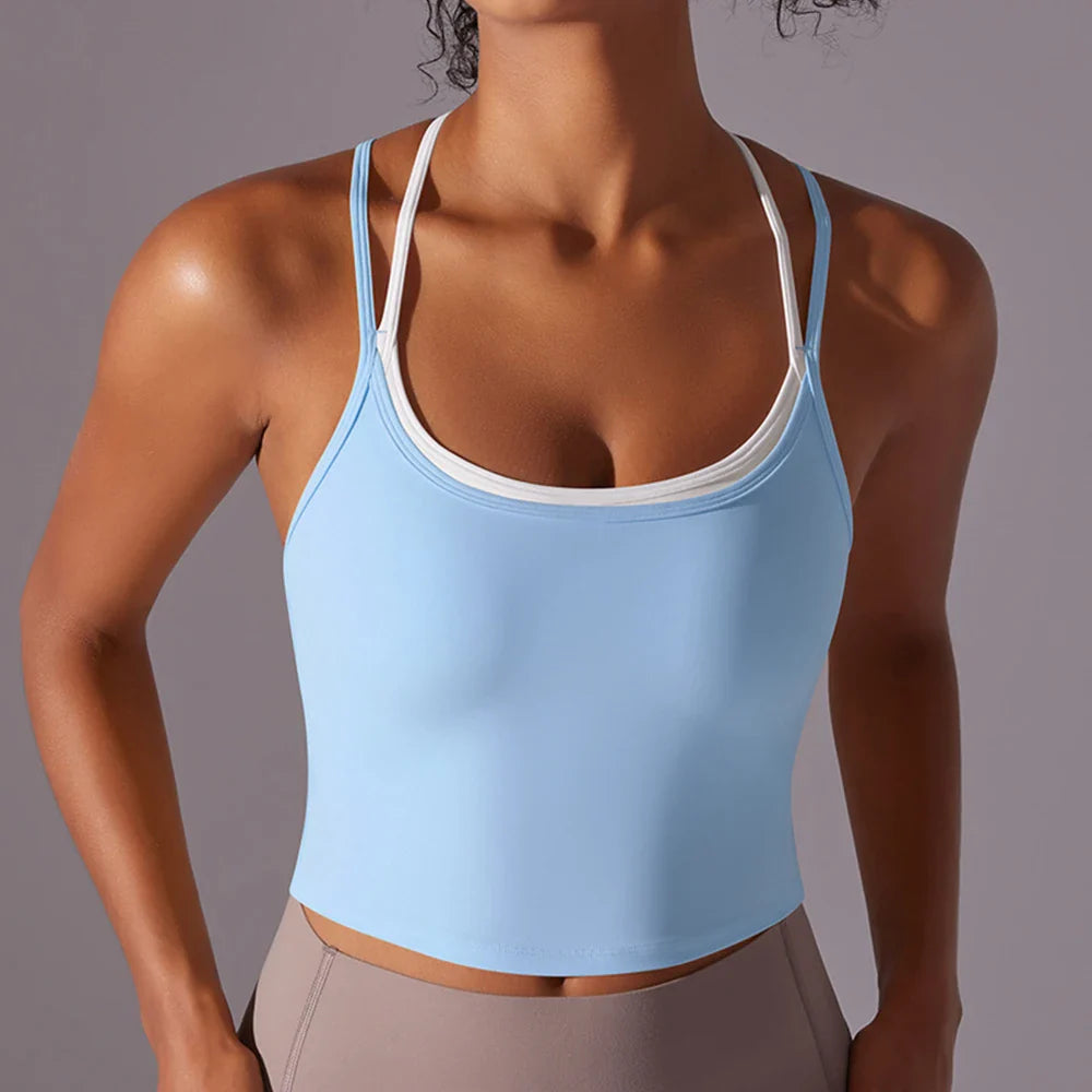 Women's Padded Sports Bra Yoga Top - VogeLuxe