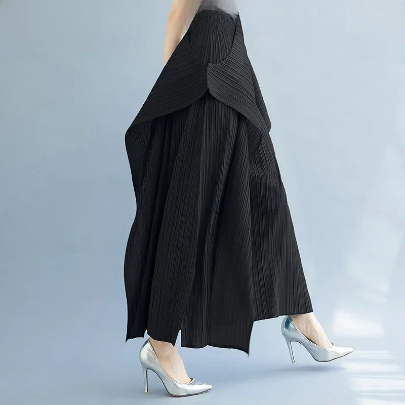 Slim Fit Women's Mermaid Leg Pants Elegant Style