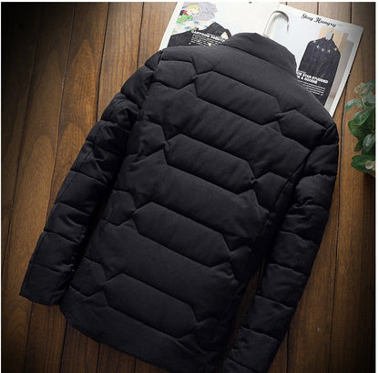 VogeLuxe | Men’s Lightweight Chevron Quilted Puffer Jacket