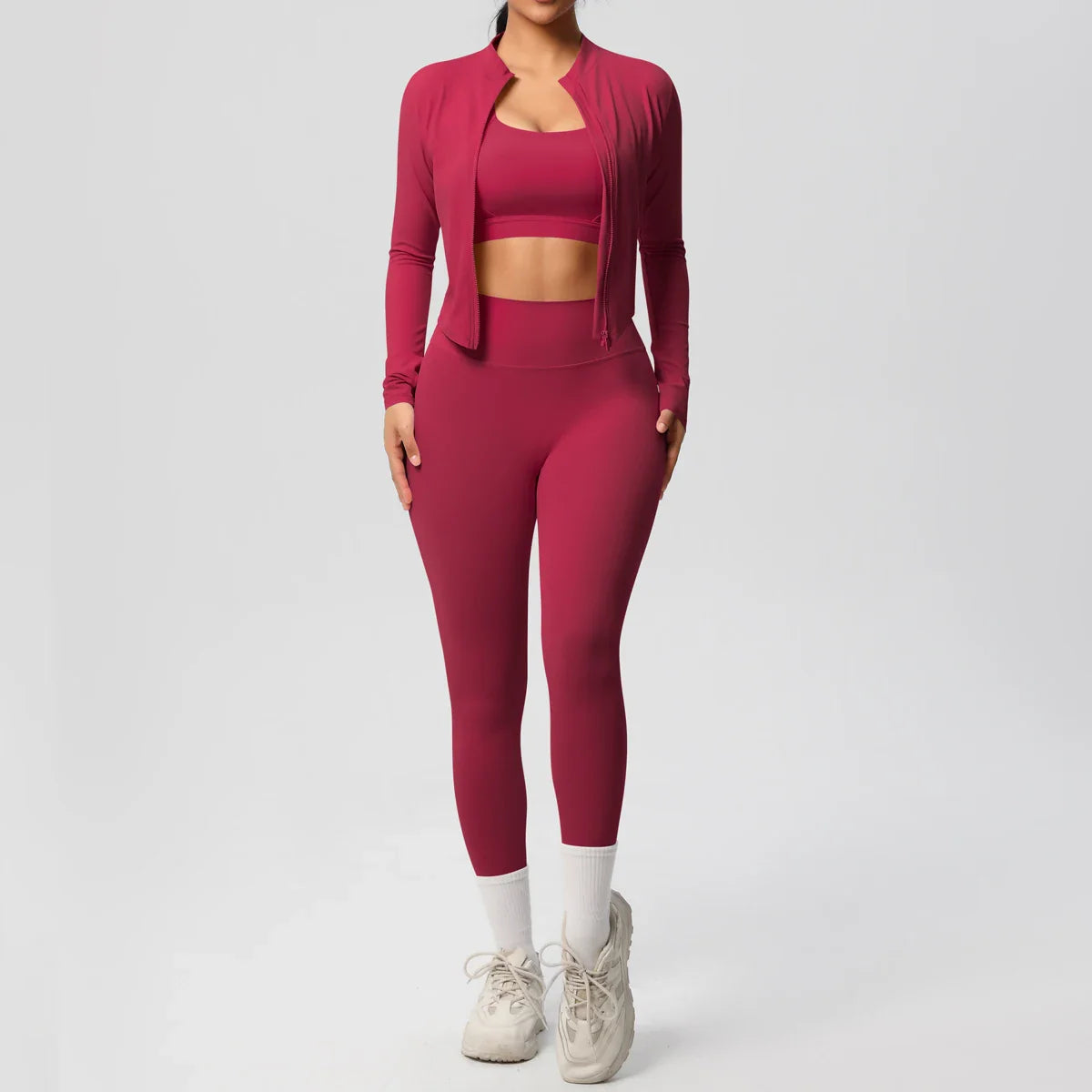 Comfortable 3-Piece Fitness Outfit