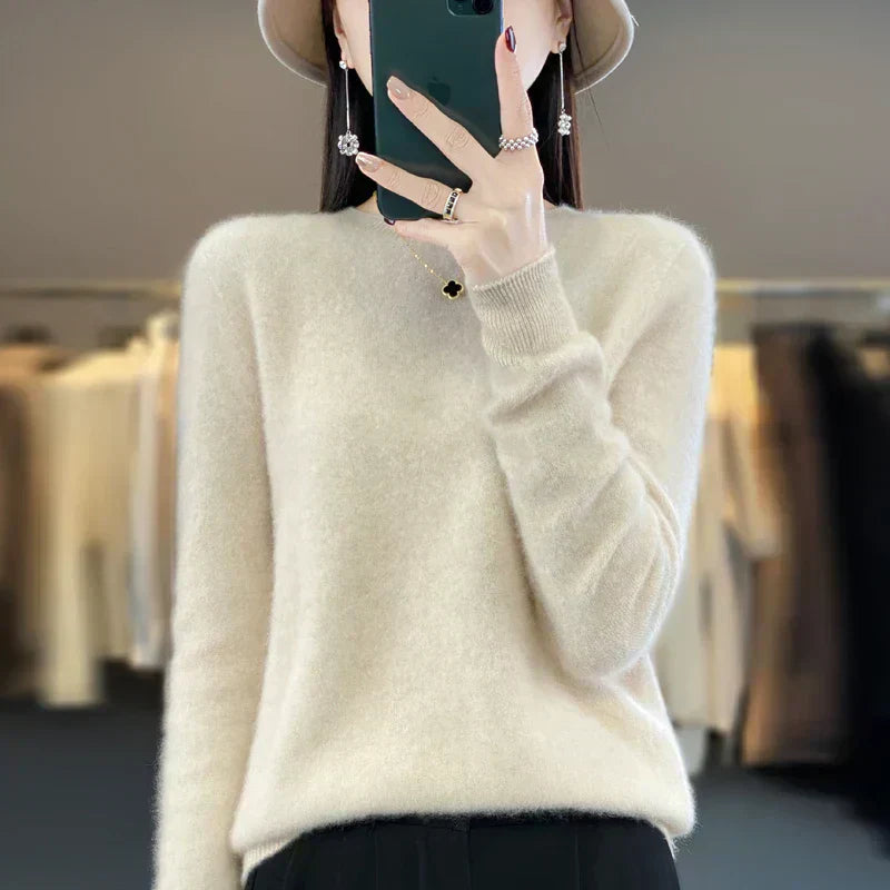 Premium Merino Wool Women's Sweater Soft & Warm