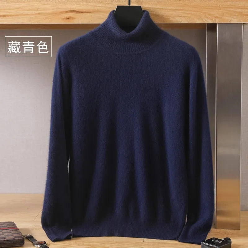 Luxury Soft Men's Cashmere Crew Neck Sweater