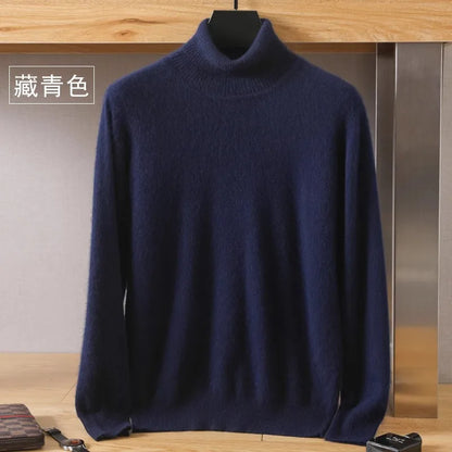 Luxury Soft Men's Cashmere Crew Neck Sweater