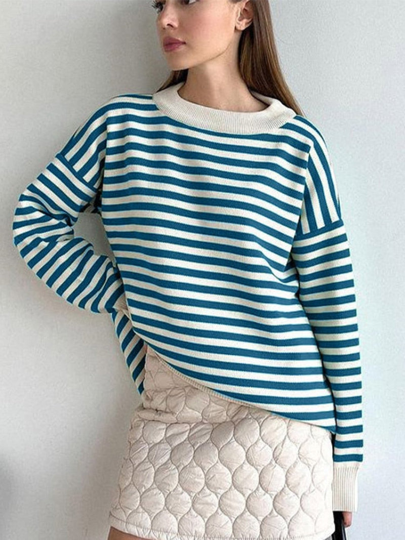 Cozy Oversized Crew Neck Winter Sweater