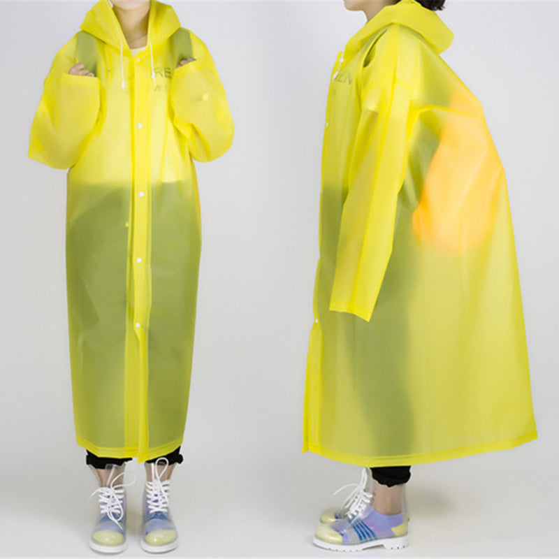 Waterproof Lightweight Unisex Rain Jacket For Outdoor Use
