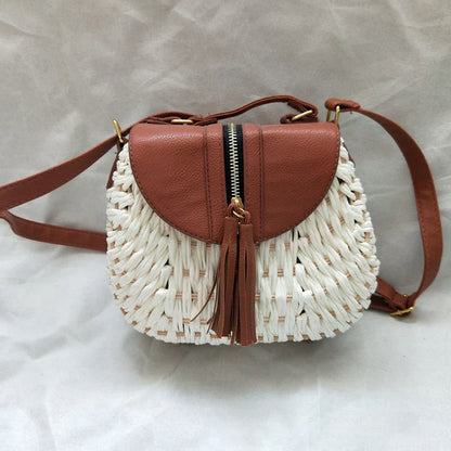 Mini Chic Straw Shoulder Bag