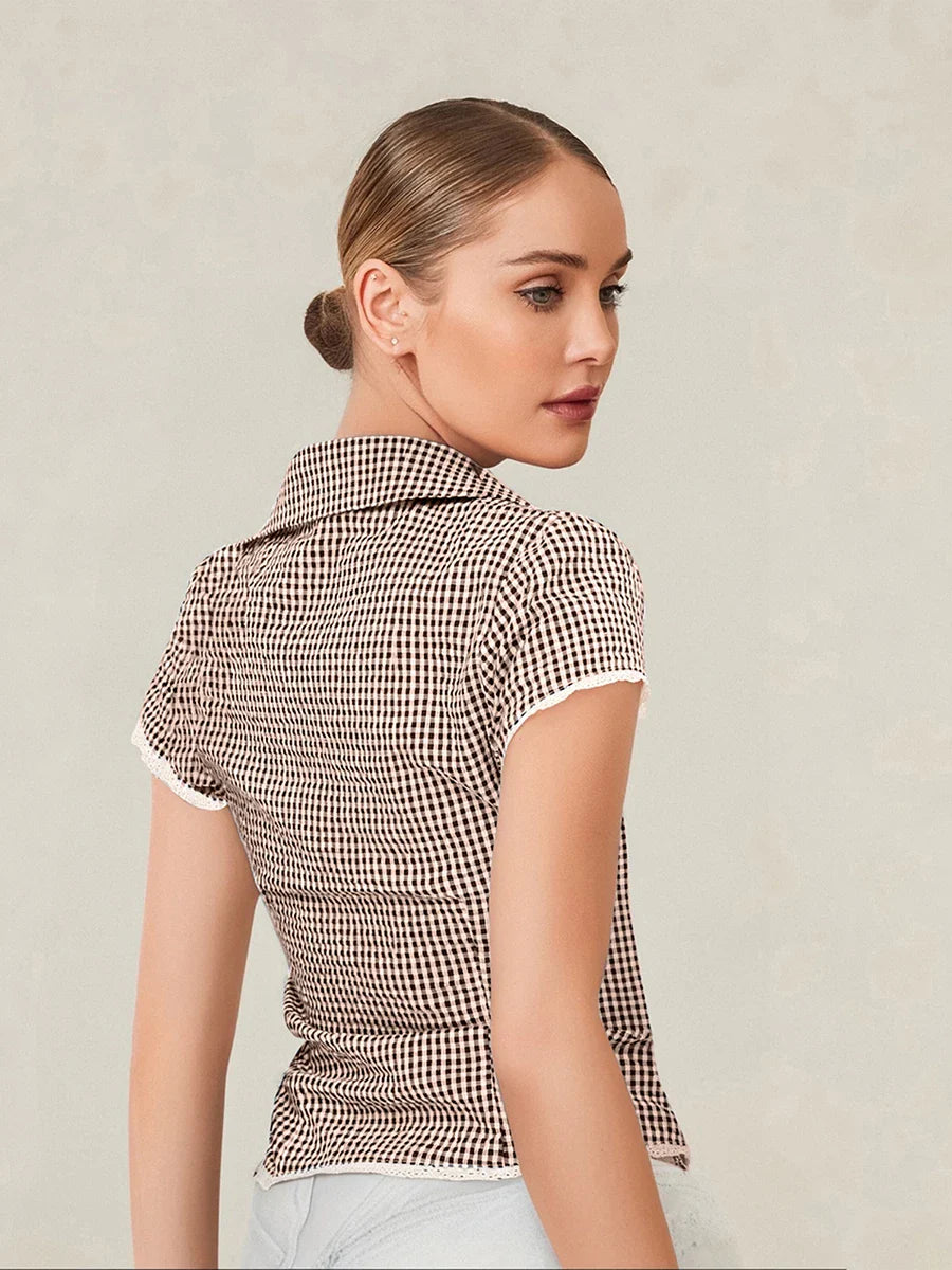 Classic Check Flannel Button Down Shirt - VogeLuxe