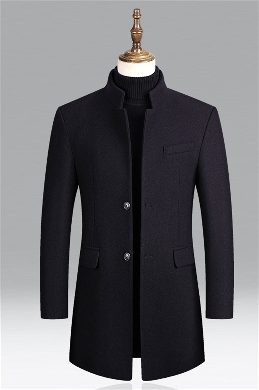 Classic Fit Warm Wool Overcoat